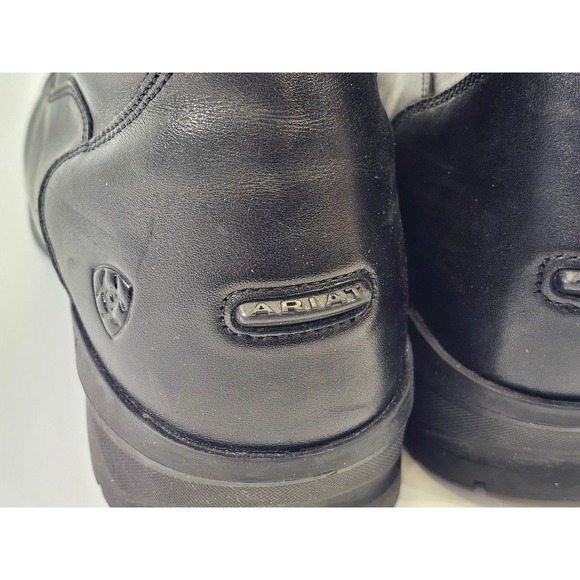 Ariat Heritage IV Zip Paddock Boot 12EE 12 WIDE Black Leather Zip Ankle Booties - Picture 6 of 14
